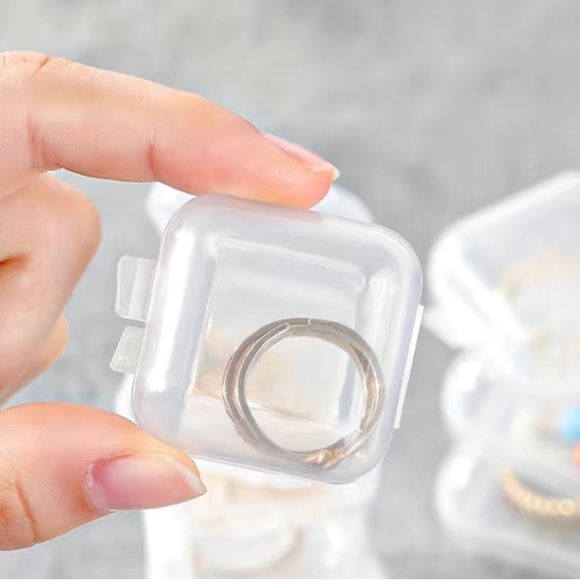 NIP 10pcs/Set Mini Empty Storage Boxs,DustProof Versatile Jewelry Organizer. - Picture 6 of 9
